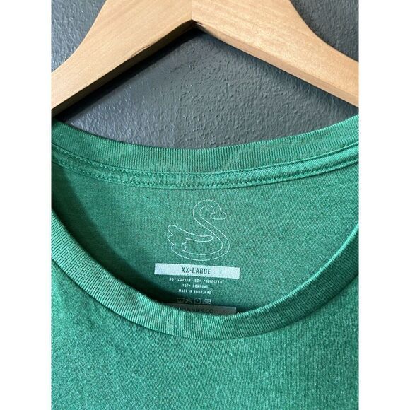 Swannies Golf Mens Green Short Sleeve Sunday Funday Graphic Shirt Size 2XL - Picture 3 of 3